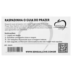 Raspadinha Guia Do Prazer Gay 10 Unidades Sensual Love na internet