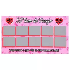 Raspadinha 50 Tons jogo do desejo 1 unidade - comprar online