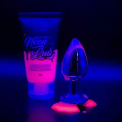 Neon Lub Lubrificante Comestível BRILHA NA LUZ NEGRA 30G Pepper Blend