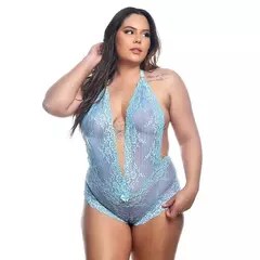 BODY RENDADO BICOLOR PLUS SIZE - comprar online