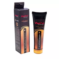 Nuru Gold Gel intenso de Massagem corpo a corpo Lubrificante e Hidratante - viscosidade intensa - 60ml Nuru