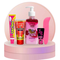 Kit caneta Babalamb + sedenta por gemido excitante + bubbalove lubrificante comestível + Vibrador golfinho aveludado + Hidratante de virilha corporal - comprar online