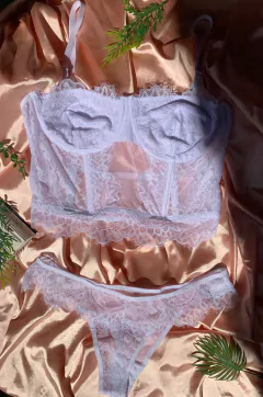 CONJUNTO CORSELET LOLA BRANCO na internet