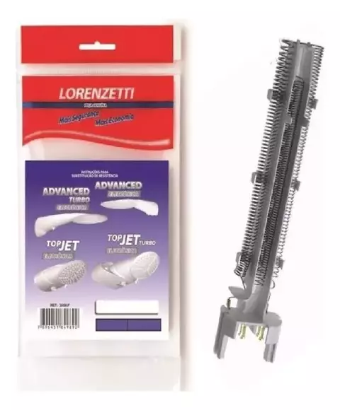Resistência Para Ducha Advanced Top Jet Eletronico Lorenzetti 5500w 127v