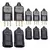 Kit 5 Pares Plug Macho 3X10A + 5 Tomada Femea 3x10A