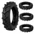Kit 4 Pneu Carrinho de mão 3.25x8 Trator Guepar