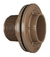 Flange Para Caixa D´ Água 60mm X 2 De Cola Marrom