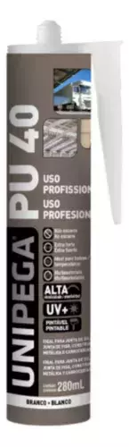 Selante Pu 40 Preto Unipega 400g