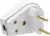 Plug Macho 2X20A Gigante Cinza Ilumi