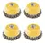 Kit 4 Escovas De Aço Tipo Copo Entrançado 100MM X 4 Lotus 2556