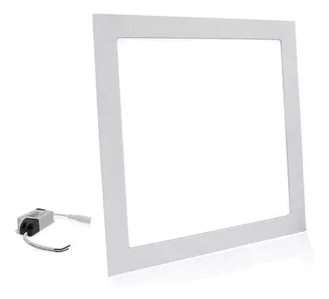 Painel Led Quadrado Embutir Branco Frio Economax