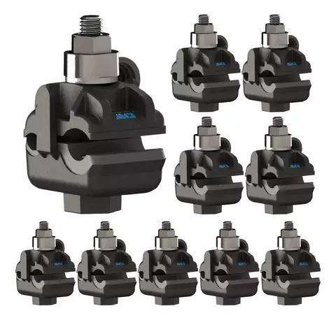 Kit 10 Conector Cdp Perfurante 10-95mm Derivação 1,5-10mm