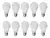 Kit 10 Lâmpada Led 9w Branco Frio Ourolux