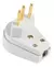 Plug Macho 3X10A Gigante Cinza Ilumi