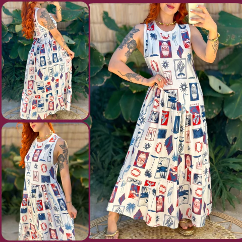 VESTIDO MARIAH - MOLDE EM PDF - comprar online