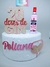 Imagem do topo de bolo 20 doses de Gin em camadas