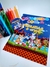 Kit Revistinha e Giz de Cera Para colorir - comprar online