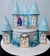 topo de bolo Castelo das princesas 3d