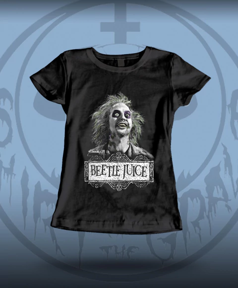 Camiseta Baby Look do filme Beetlejuice
