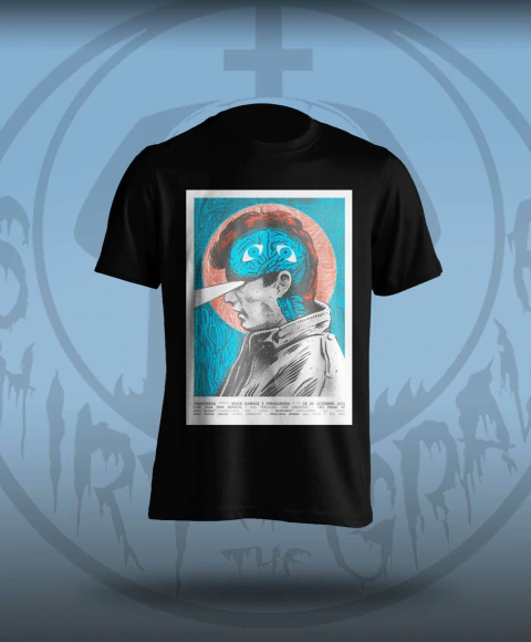 Cine Phenomena - Brain Damage - O Soro do Mal de Frank Henenlotter de 1988 - Camiseta tradicional e Baby Look - comprar online