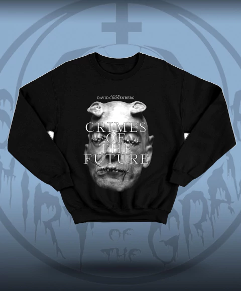 Blusão Moletom do filme Crimes Of The Future de David Cronenberg 2022