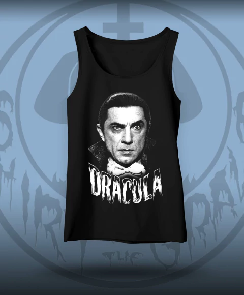 Camiseta Regata do filme Drácula de Tod Browning, Karl Freund com Bela Lugosi de 1931