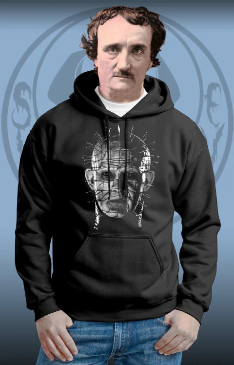 Blusão Moletom com Capuz e Bolsos - Pinhead - Hellraiser de Clive Barker - comprar online