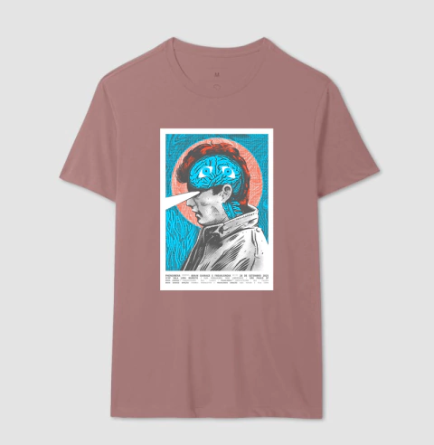 Cine Phenomena - Brain Damage - O Soro do Mal de Frank Henenlotter de 1988 - Camiseta tradicional e Baby Look - loja online
