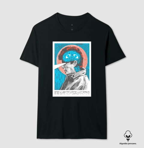 Camiseta Algodão Peruano - Cine Phenomena - Brain Damage - O Soro do Mal de Frank Henenlotter de 1988 - loja online