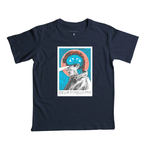 Cine Phenomena - Brain Damage - O Soro do Mal de Frank Henenlotter de 1988 Camiseta mini/infantil - loja online