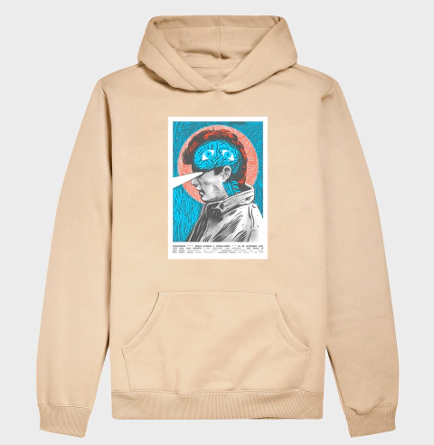 Imagem do Cine Phenomena - Brain Damage - O Soro do Mal de Frank Henenlotter de 1988 Moletom Hoodie com capuz e bolsos