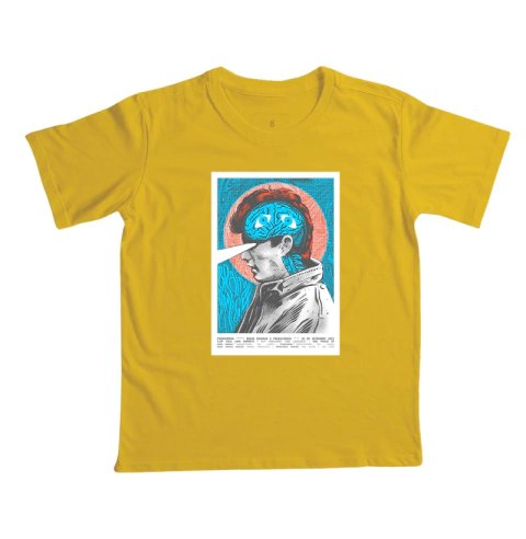 Cine Phenomena - Brain Damage - O Soro do Mal de Frank Henenlotter de 1988 Camiseta mini/infantil