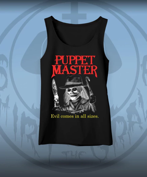 Camiseta Regata - Puppet Master - O Mestre dos Brinquedos de David Schmoeller de 1989 - comprar online