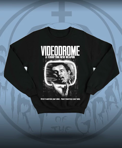 Blusão Moletom do filme Videodrome - A Síndrome do Vídeo de David Cronenberg de 1983 - comprar online