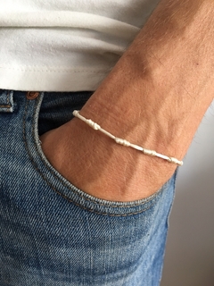 Pulsera 7 nudos natural (RIQUEZA Y ABUNDANCIA) 1mm