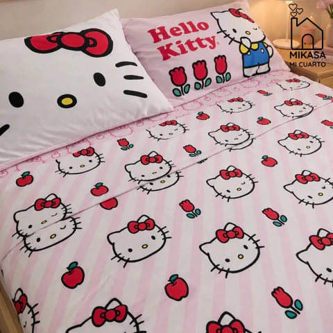 Juego de Sábanas Hello Kitty 2 1/2