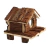 CABAÑA MADERA PARA ROEDORES