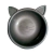 COMEDERO SIMPLE CARA DE GATO IMPORTADO - Pet´s Boutique 