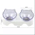 COMEDERO TRANSPARENTE DOBLE CARA GATO - Pet´s Boutique 