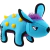 GIGWI DURASPIKES EXTRA DURABLE RABBIT BLUE - comprar online