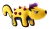 GIGWI DURASPIKES COON YELLOW - Pet´s Boutique 
