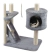 RASCADOR ARBOL MULTIESPACIO GRIS CANCAT - Pet´s Boutique 