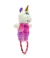 UNICORNIO DE PLUSH CON AGARRE SOGA 30CM - comprar online