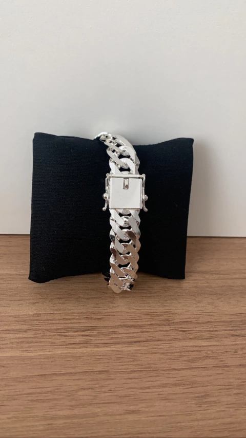 PULSEIRA ELO DUPLO 15mm FECHO GAVETA