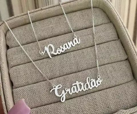 COLAR NOME PERSONALIZADO Fonte7 - comprar online