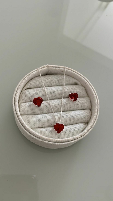 KIT CORAÇÃO 10X10 VERMELHO