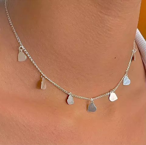 CHOKER CORAÇÕES CHAPINHA - comprar online