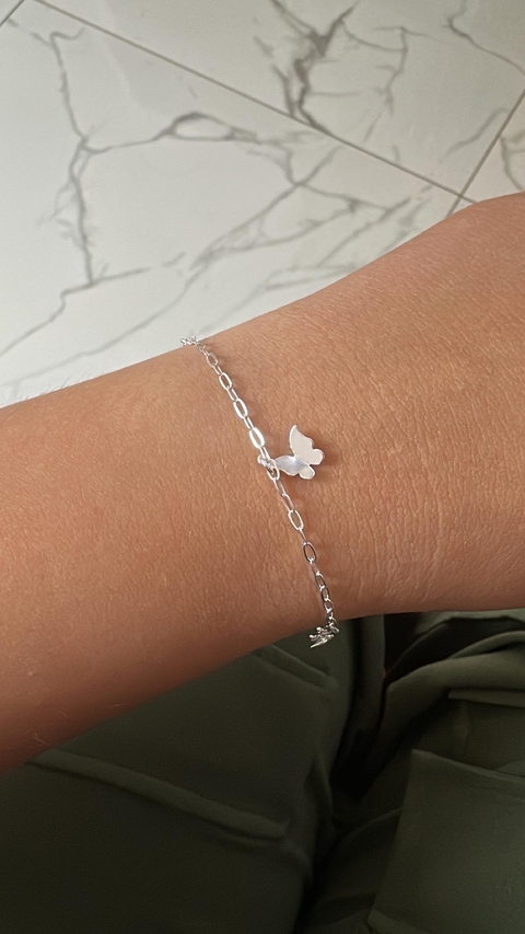 PULSEIRA 3 BORBOLETAS LISA - comprar online