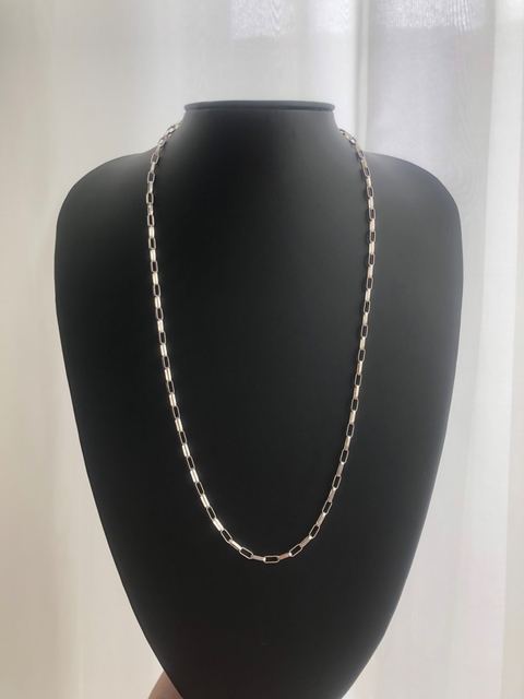 CORRENTE CARTIER 4mm 70cm FECHO CANHÃO
