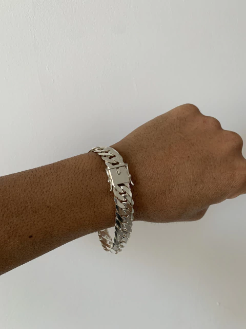 PULSEIRA ELO DUPLO 13mm FECHO GAVETA - comprar online